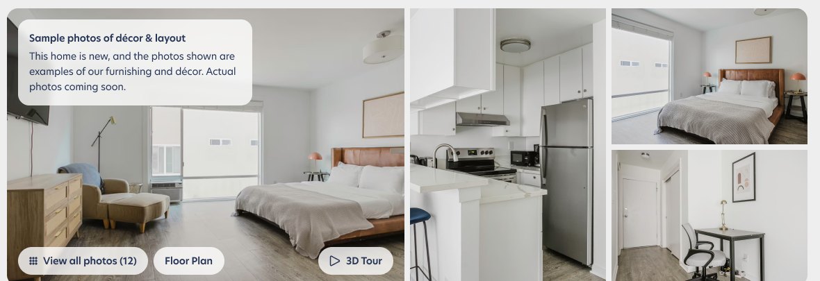 Image-first listing gallery